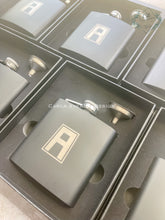 Load image into Gallery viewer, Engraved Flask with Military Crest Gift Set