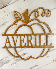 Load image into Gallery viewer, Fall Pumpkin Monogram