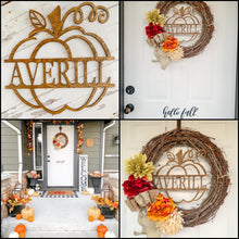 Load image into Gallery viewer, Fall Pumpkin Monogram