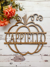 Load image into Gallery viewer, Fall Pumpkin Monogram