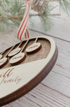 Load image into Gallery viewer, Personalized Family Ornament