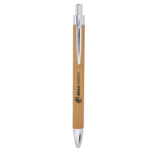 Load image into Gallery viewer, Personalized Bamboo Vegan Leatherette Pen