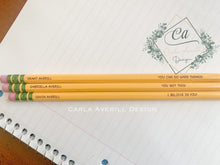 Load image into Gallery viewer, Personalized Pencils