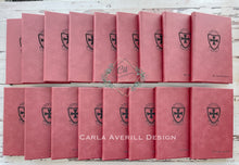 Load image into Gallery viewer, Engraved Leatherette Vegan Journal with Unit Crest and Call Sign