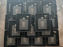 Load image into Gallery viewer, Engraved Flask with Military Crest Gift Set