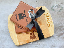 Load image into Gallery viewer, Aviation Bar Board and Coaster Gift Set