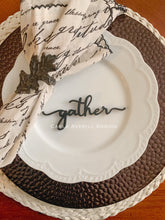 Load image into Gallery viewer, Thankful Wood Place Settings