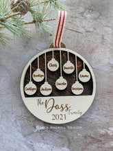 Load image into Gallery viewer, Personalized Family Ornament