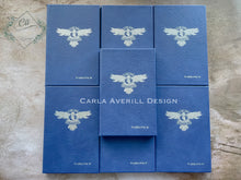 Load image into Gallery viewer, Engraved Leatherette Vegan Journal with Unit Crest and Call Sign