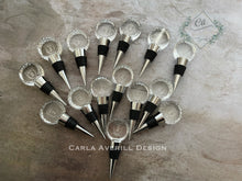 Load image into Gallery viewer, Engraved Crystal Wine Stopper