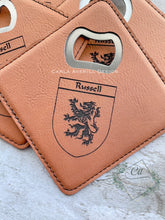 Load image into Gallery viewer, Engraved Bottle Opener Coaster