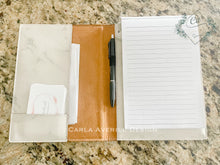 Load image into Gallery viewer, Personalized Small Portfolio with Notepad