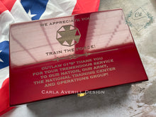 Load image into Gallery viewer, Engraved Cherry Wood Gift Box/Coin Box