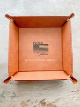 Load image into Gallery viewer, Engraved "Proud Veteran" Valet Tray