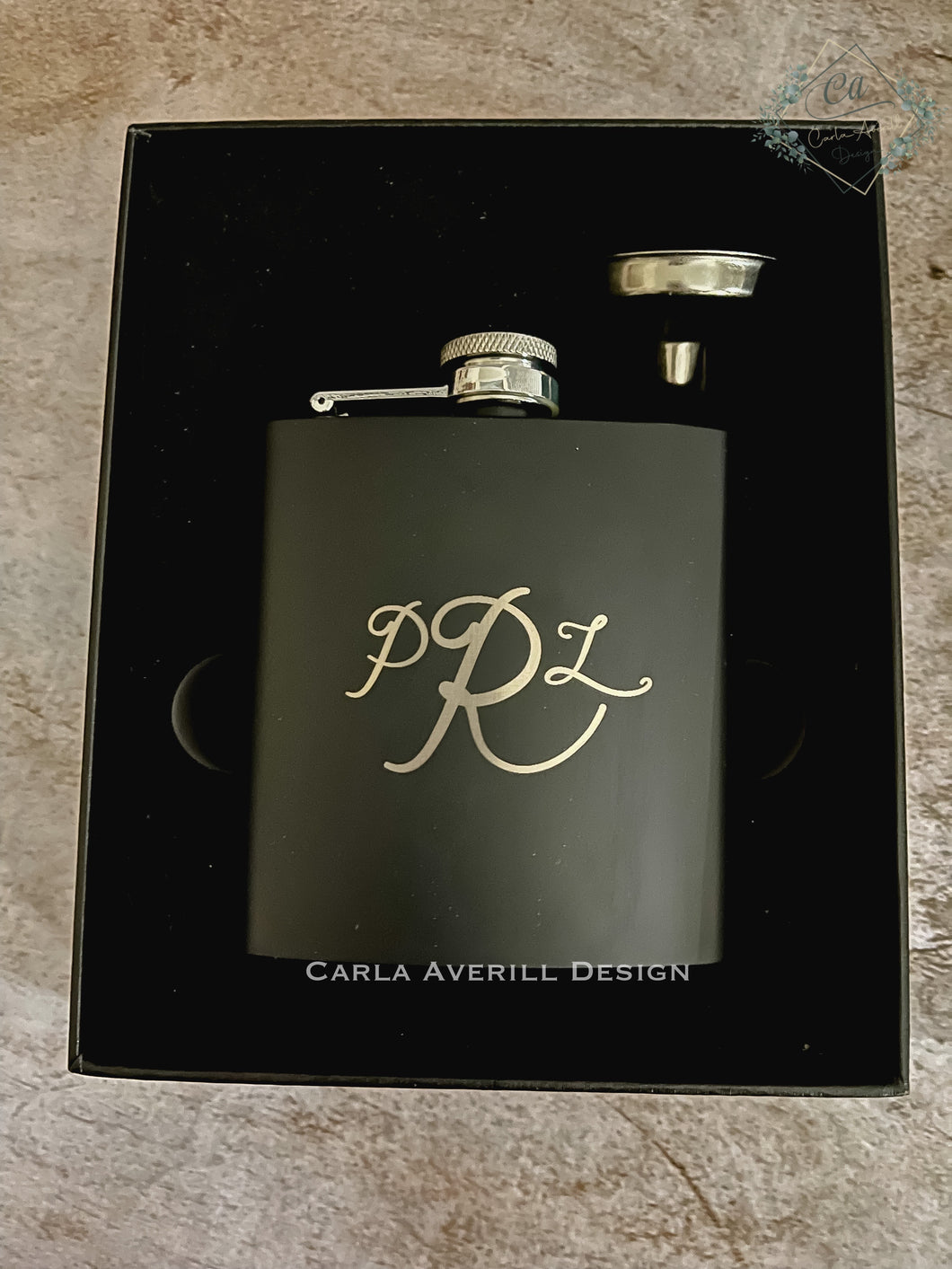 Engraved Flask Gift Set