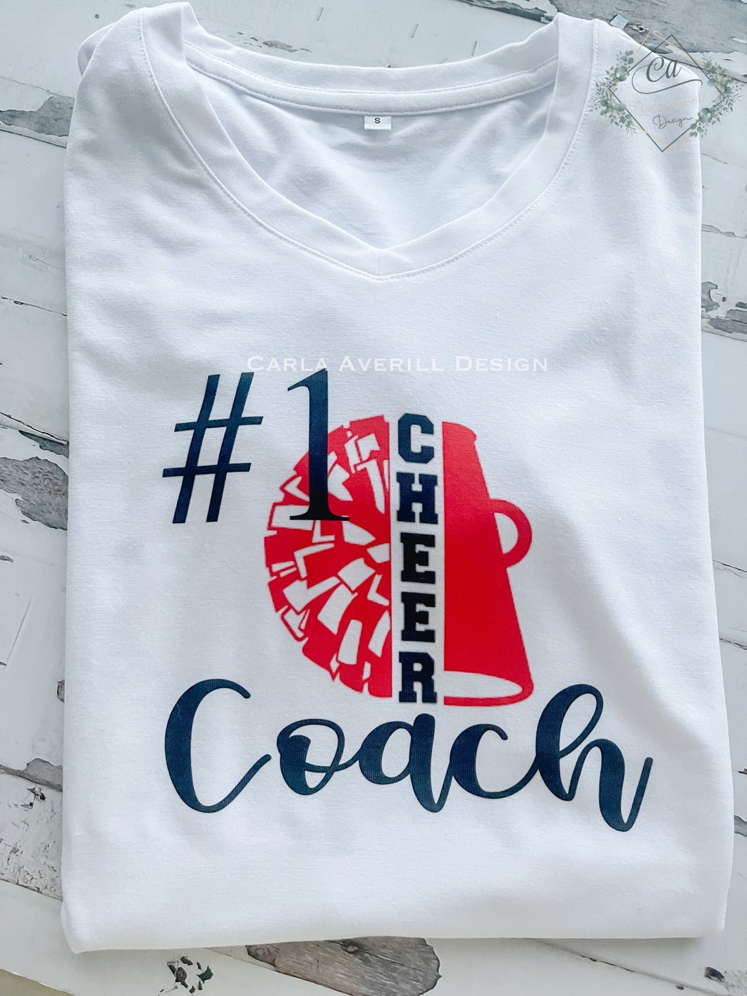 #1 Cheer Coach Tee